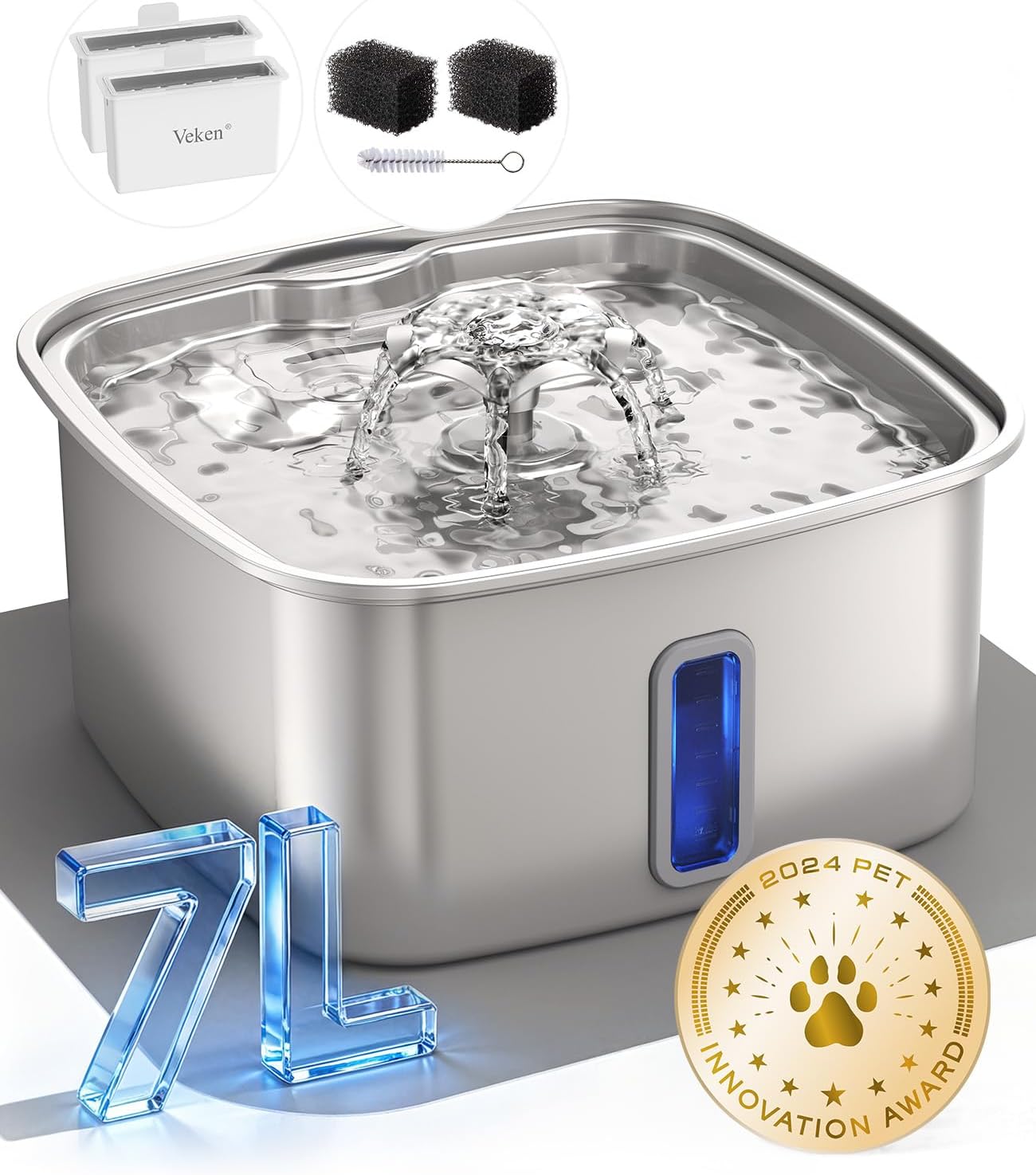 Veken Pet Fountain 237oz